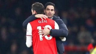 「本当に苦手」アルテタ監督、エジルのELメンバー外について言及「難しい決断だった」