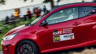 エバンスとラトバラがグッドウッド・スピードウイークでGRヤリスを披露