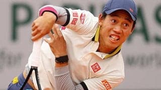  錦織 ディミトロフと練習公開 