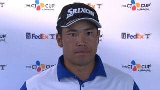 松山英樹、7打差追う最終日は「しっかりと伸ばして終われるように」