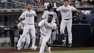 【MLB 優勝決定S】レイズが12年ぶり2度目のリーグ優勝　筒香嘉智は出番なしも渡米1年目で美酒