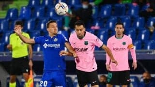 ヘタフェに屈したバルサMFブスケツ 課題は「最後の最後にどう持っていくか」