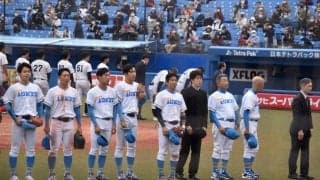 力投の中川颯から梅山遼太が土壇場で同点打。勝敗つかず引き分けでともに今季初のポイント獲得【10/18 秋季東京六大学野球 東京大学vs立教大学】