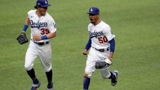 【MLB 優勝決定S】ベッツ、勝利導く“超人キャッチ”に米称賛の嵐　「今季最高レべル」「信じられない」