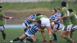 両チーム一歩も譲らない好ゲームも勝ちきれず-関東大学ラグビーリーグ戦　対大東大