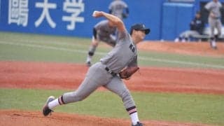 【野球】エース・木澤が粘投を見せるも、引き分けに終わる 明大①