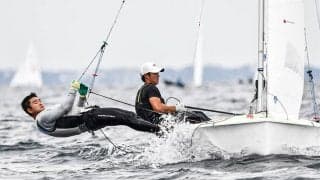 岡田・外薗組が全レース1位で圧勝。関東470選手権2020