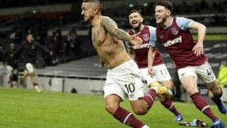 劇的同点弾のウェストハムMFが歓喜！ 自身のスーパーな一撃は「完璧」