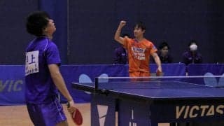 丹羽孝希「勝てたことはすごく自信に」　後輩にリベンジし11月の国際大会に向け弾み