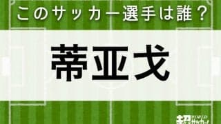 【蒂亚戈】このサッカー選手は誰？