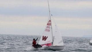 逆転を許し２位も、スナイプ級に望みを託す