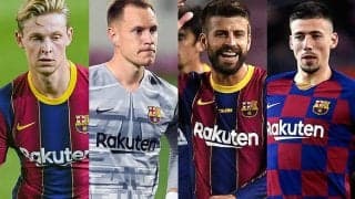 バルセロナが4選手と契約延長合意を発表!　守護神＆主力CB2人にデ・ヨング!