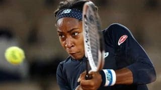  16歳ガウフ 元複1位に勝利 