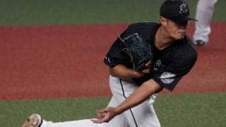 ロッテ・チェン、5回まで4安打1失点の力投　1点追う展開、3007日ぶりNPB勝利なるか？