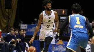 内外バランスのいい攻めで37得点と大活躍のドウェイン・エバンス「自分のプレースタイルは日本のバスケに合っている」