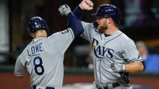 【MLB WS】レイズ、2点差逃げ切り勝ちで雪辱　不振のロウが2発3打点、筒香は2戦連続出番なし