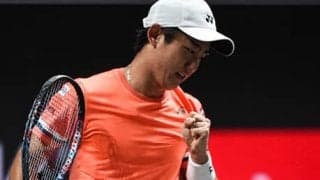  西岡良仁 逆転勝ちで8強へ 