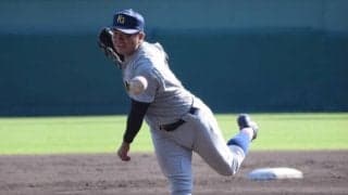 【硬式野球部】　石丸が２０奪三振、完封勝利で関関戦１勝目！