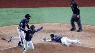 【MLB WS】レイズ、劇的サヨナラ勝ちで2勝2敗のタイに　捕手後逸の間にまさかの幕切れ