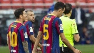 “厳しすぎた”VAR判定に不満のブスケツ「彼らが有利になった」