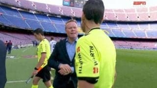 「なぜだ？」怒るクーマン...クラシコ直後の猛抗議内容が明らかに