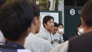 【硬式野球部】　関関戦連勝ならず、４年生は引退