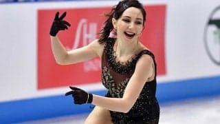 トゥクタミシェワの極上3Aが「大好き」　漢字入り衣装にも露喝采「コスチュームも好き」