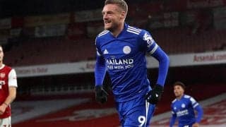 アーセナル相手に決勝点のヴァーディ “ビッグ6キラー”ぶりがデータで明らかに