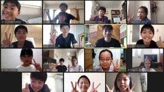 「ボルトは1歩で3m進みます」　都会の湾岸エリア児童に五輪選手がオンライン陸上教室