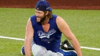 【MLB】カーショー会見に“乱入者”　可愛く邪魔する様子に米反響「うちもZoomでこんな感じ」