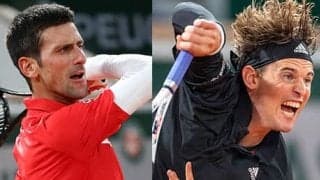  ジョコとティームが練習 