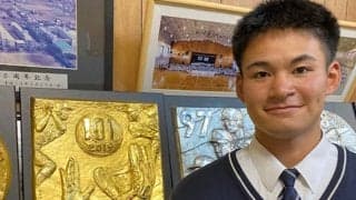 ロッテ、ドラ2明石商・中森に指名あいさつ「お菓子はパイの実が好きです」