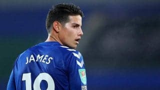 エバートンで輝くハメス、“小さな問題”で今節欠場へ　アンチェロッティが明言