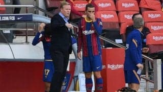 クーマン、グリーズマンに不満なし「良くやっている、運が向くことを祈る」