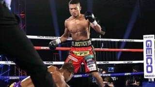 井上尚弥戦へ景気づけ　前座の平岡アンディが4回TKO勝ち、ダウン3度でデビュー16連勝