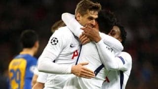 195cmのF・ジョレンテが長身を生かして決めたトッテナム初ゴール【ファースト・ゴールズ】