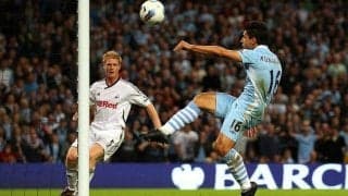 シティのエース、アグエロがデビュー戦で見せたゴールラインギリギリからのノールックアシスト【ベスト・アシスト】