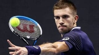  「タフ」チョリッチが初戦突破 