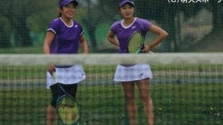 吉田百・岡垣組　苦戦の中、勝利へ／関東学生トーナメント４日目