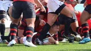 難敵・帝京大相手に７トライを挙げ、開幕４連勝！