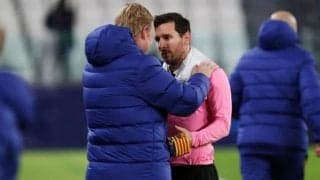 クーマン 前監督セティエンの言葉に反論「メッシは扱うのが難しい選手ではない」