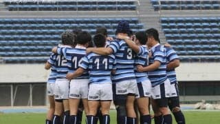強豪相手に力の差を見せつけられる-関東大学ラグビーリーグ戦　対流経大