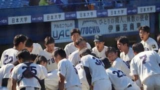 [硬式野球] ４年生ありがとう　想いを一つに、最終戦を勝利で飾る