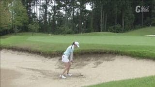 本番でも使えちゃう！？バンカー脱出ドリル　ポイントは「超クローズドスタンス」と「右向きインパクト」