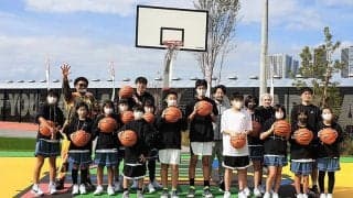 秋晴れの東京で日本を代表する3選手が小中学生にレッスン。新施設「TOKYO SPORT PLAYGROUND SPORT×ART」に注目！