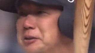 オリックス山崎勝、引退試合で3度の男泣き　会見、代打、抑え捕手で有終の美