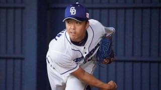 「最後までビタビタ」引退の中日吉見、4球連続“糸引くアウトロー”にファン涙