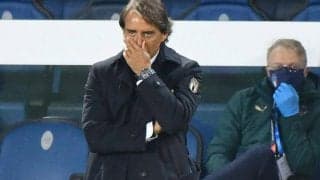 イタリア代表マンチーニ監督がコロナ陽性に、症状はなし