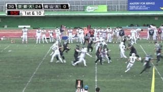 京都大学vs桃山学院大学(王子）