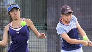  全国高3テニス 女子４強揃う 